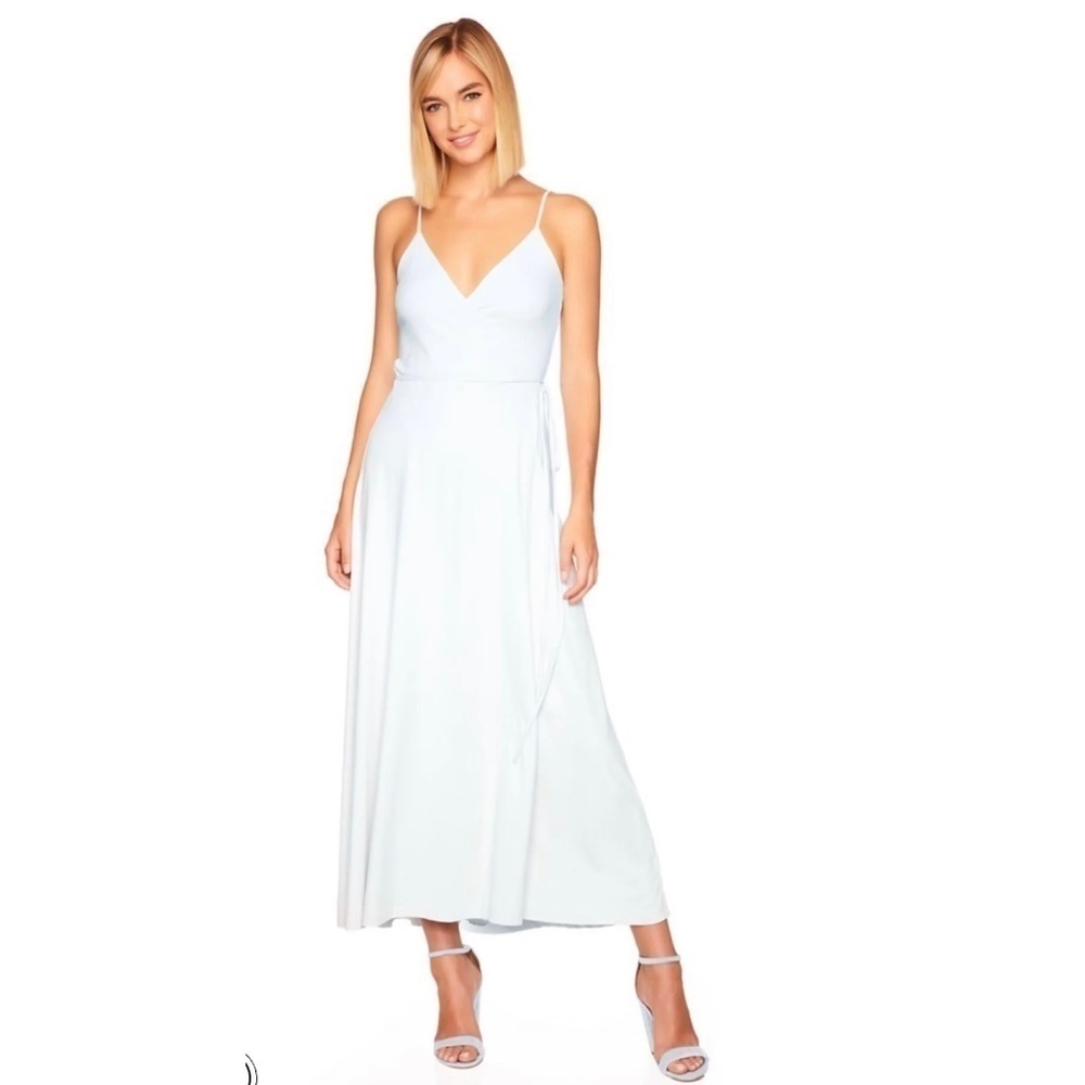 Susana Monaco V-neck Wrap Midi Dress